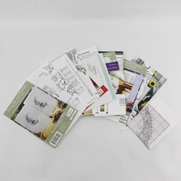 Mixed Lot of 20 Cross Stitch and Embroidery Patterns