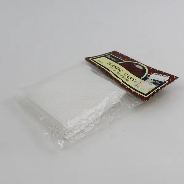 Darice Plastic 3"x3" PVC Square Canvas 10 Pieces