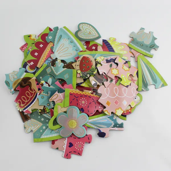 50-Pc. Shimmery Fairy Kid's Floor Puzzle in box 2020 - Peaceable Kingdom