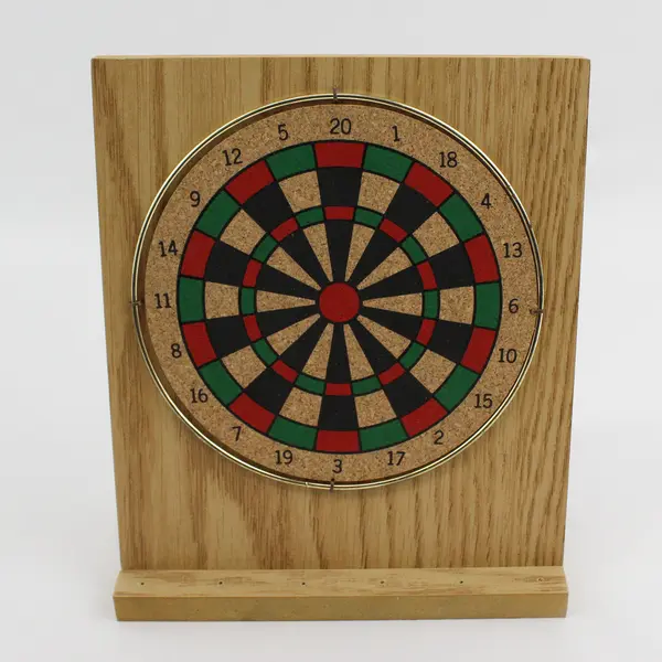 Mini Cork Dartboard with Wood Backing Darts Included