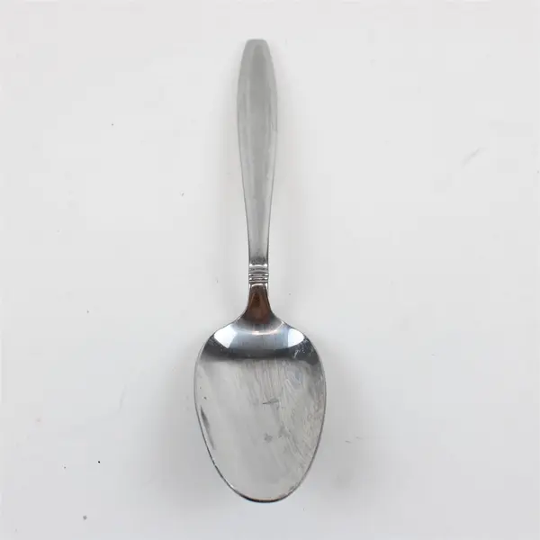 Mikasa Carson Frosted Stainless Steel Oval Soup Spoon 8 in