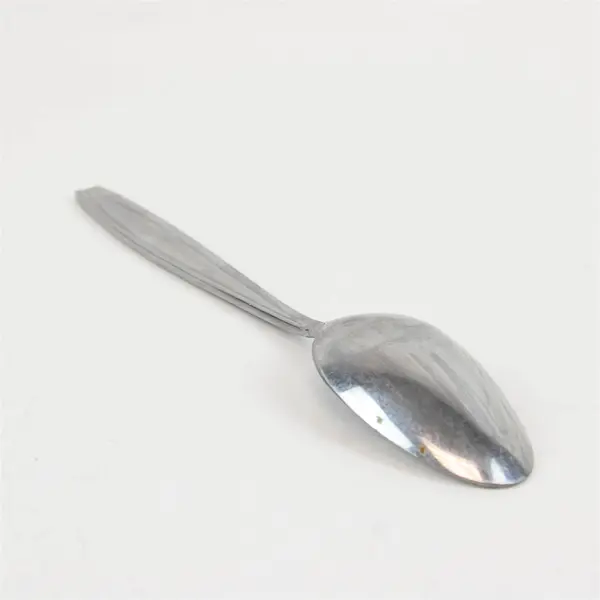 Mikasa Carson Frosted Stainless Steel Oval Soup Spoon 8 in