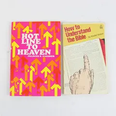 Lot of 2 Paperback Books How to Understand the Bible Hot Line to Heaven