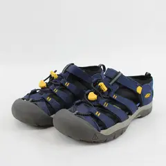 Keen Men's Newport H2 Sandals Navy Blue Yellow Bungee 6M