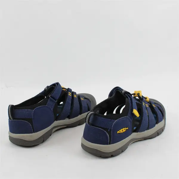 Keen Men's Newport H2 Sandals Navy Blue Yellow Bungee 6M