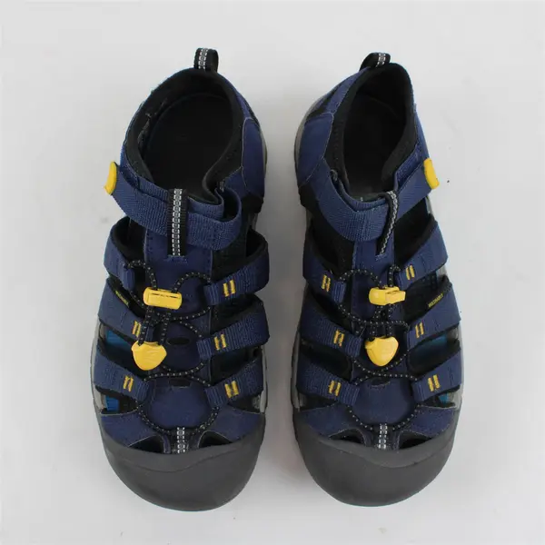 Keen Men's Newport H2 Sandals Navy Blue Yellow Bungee 6M