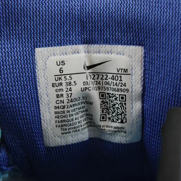 Nike Air Zoom Pegasus 41 Men's Size 6 Running Shoe Astronomy Blue/Hot Punch