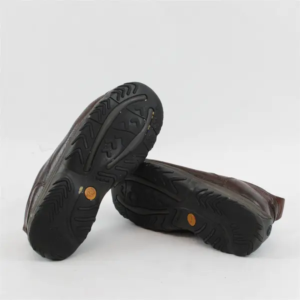 Timberland Boy's Brown Leather Slip-On Loafers Size 6 Casual Shoes