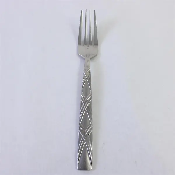 Lot of 3 Hampton Silversmiths HSV2 Stainless Steel Dinner Fork, Knife and Spoon