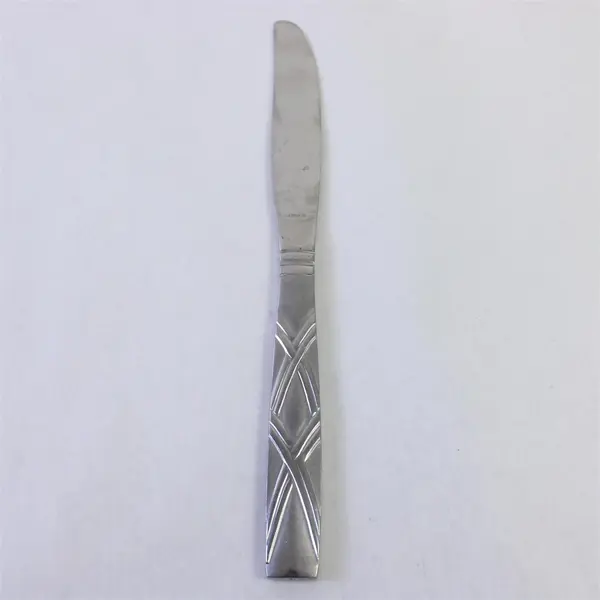 Lot of 3 Hampton Silversmiths HSV2 Stainless Steel Dinner Fork, Knife and Spoon