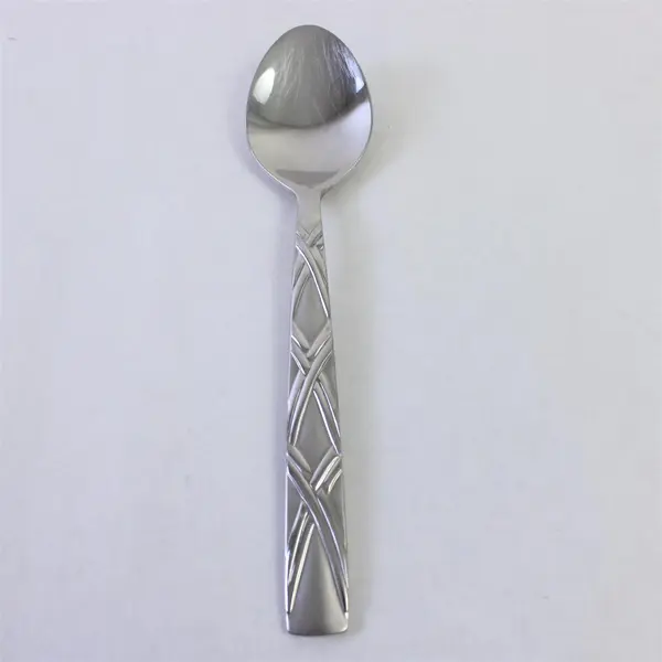 Lot of 2 Hampton Silversmiths HSV2 Stainless Steel Oval Soup Spoons 8"