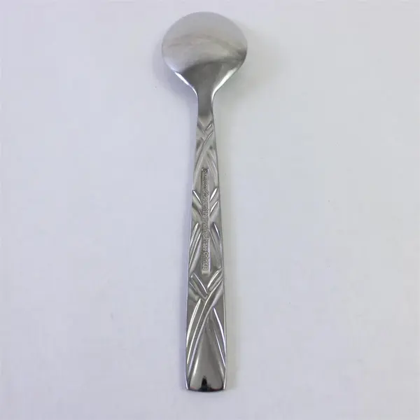 Lot of 2 Hampton Silversmiths HSV2 Stainless Steel Oval Soup Spoons 8"