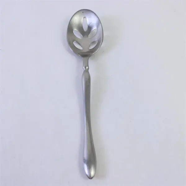 Lot of 2 Pierced Serving Spoons from Hampton Silversmiths in the Pattern HSV31