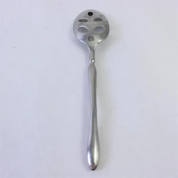 Lot of 2 Pierced Serving Spoons from Hampton Silversmiths in the Pattern HSV31