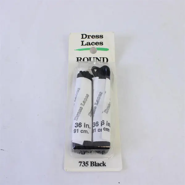 Lot of 4 36in Shoelaces Black Brown White Round Dress Casual Laces