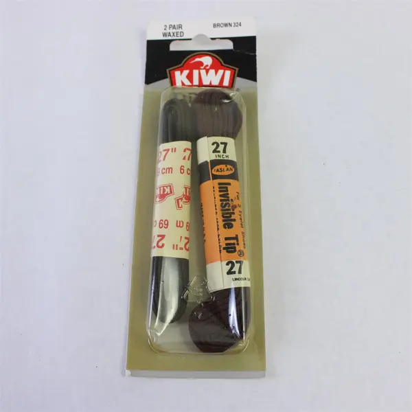 Lot of 5 Pairs 27in Shoelaces Kiwi Cameo Mixed Brand Waxed NWT