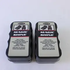 Lot of 2 Travel Magic Shine Leather Vinyl Shoe Polish Shoe Care