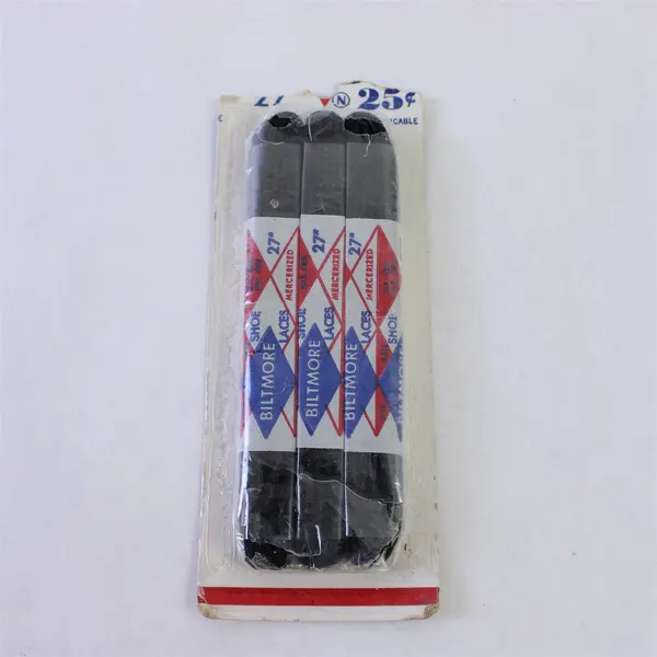 Lot of 4 Pairs Black Shoelaces 27in 3 Biltmore 1 Unbranded NWT