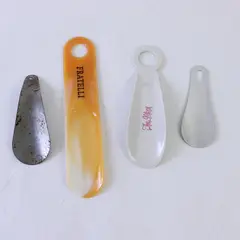 Lot of 4 Shoehorns Fratelli Ilikai Waikiki Metal & Plastic