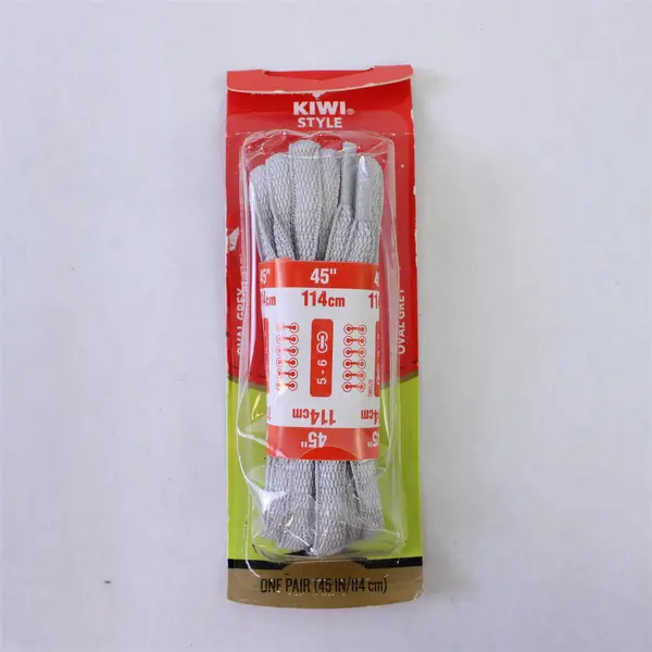 Lot of 3 Pairs Shoelaces White Black Gray 40 43 45 in New with Tags
