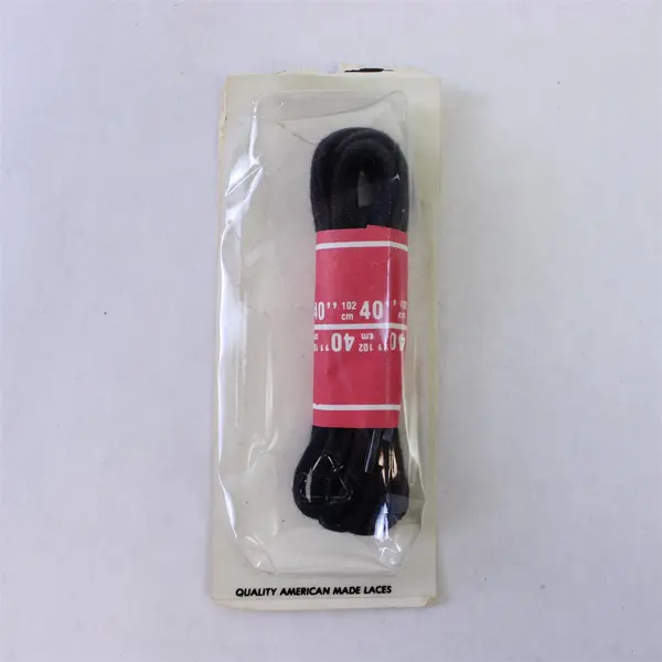 Lot of 3 Pairs Shoelaces White Black Gray 40 43 45 in New with Tags