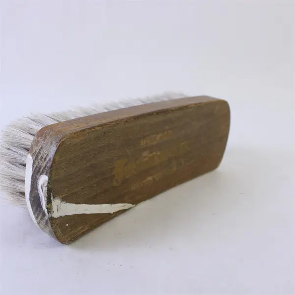 Vintage Thom McAn BootMaster Shoe Brush, Rag & La Fresh Towelette Set