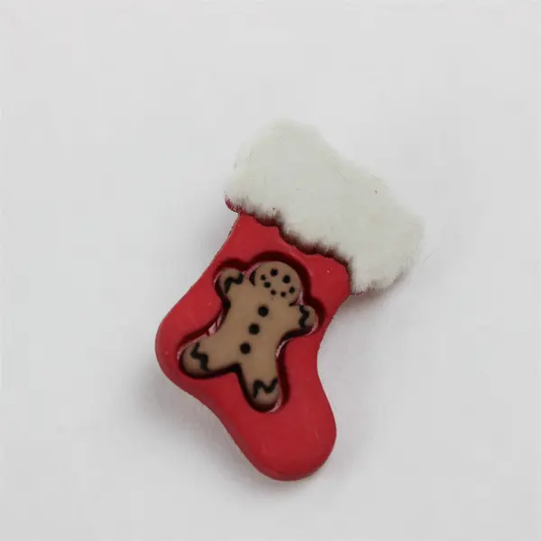  Christmas Themed Buttons and Charms Mixed Lot Craft Sewing Assorted