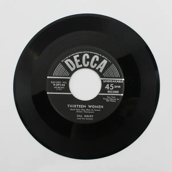 Billy Haley & His Comets "Rock Around The Clock / Thirteen Women 7" Vinyl