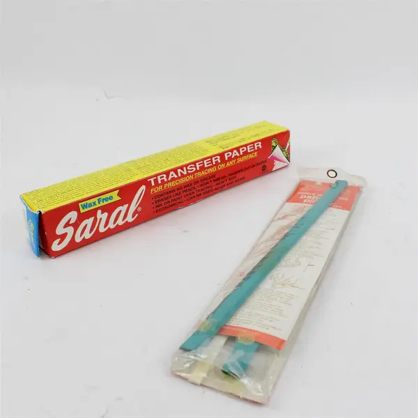 Lot of 2 Woolworth Pattern Pinner & Saral Transfer Paper Sewing Accessories