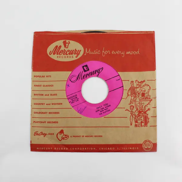 The Platters Only You And You Alone/Bark, Battle And Ball 7" Vinyl Mercury