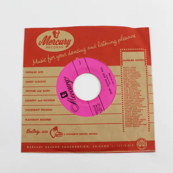 The Platters Only You And You Alone/Bark, Battle And Ball 7" Vinyl Mercury