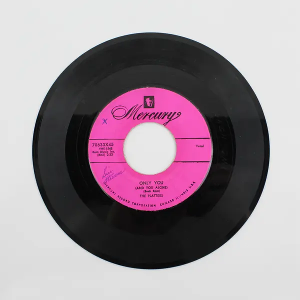 The Platters Only You And You Alone/Bark, Battle And Ball 7" Vinyl Mercury