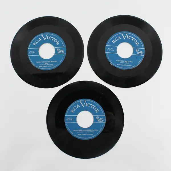Wayne King Waltzes You Saved For Me Box Set of 3 Vinyl Records 7"