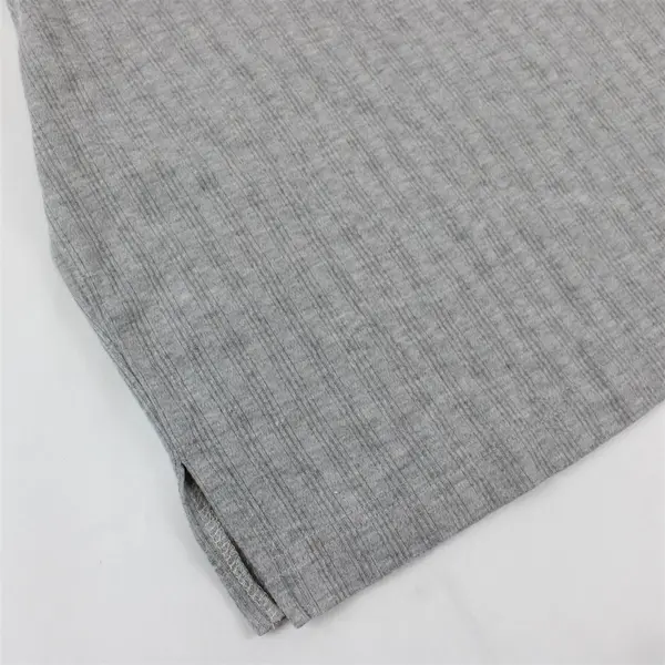 Haband Men's Shirt Size XL Gray Short Sleeve Henley Neckline