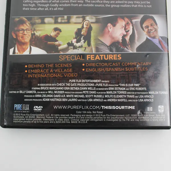 This Is Our Time 2012 DVD