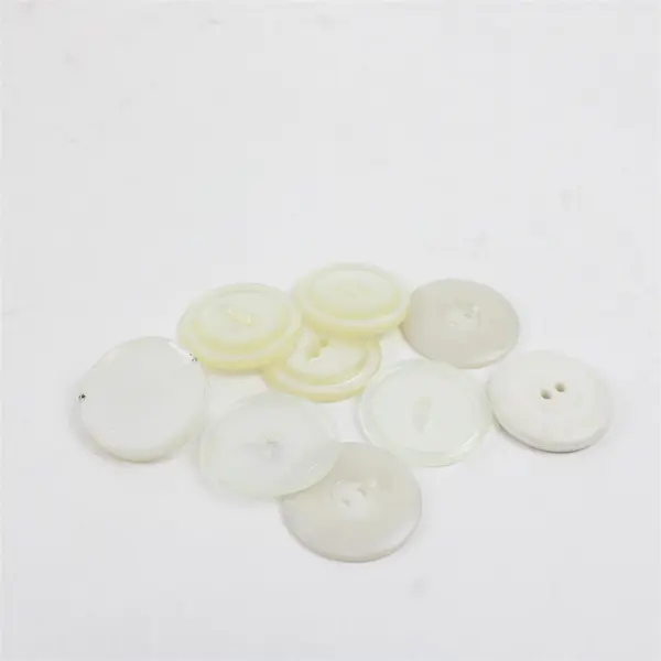 Lot of 9 Ivory Buttons for Sewing Crafts Repair 1 In Unbranded