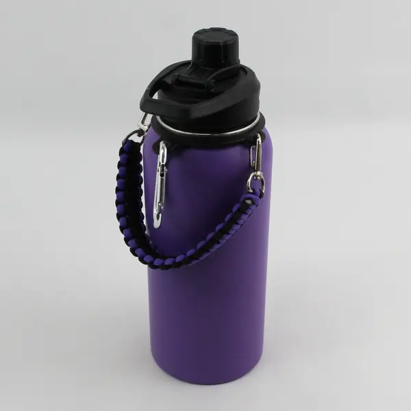 Stainless Steel Purple Werewolves Water Bottle 32 Oz 10.75 in Tall
