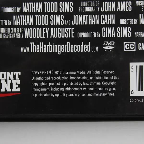 The Harbinger Decoded DVD 2013 Jonathan Cahn