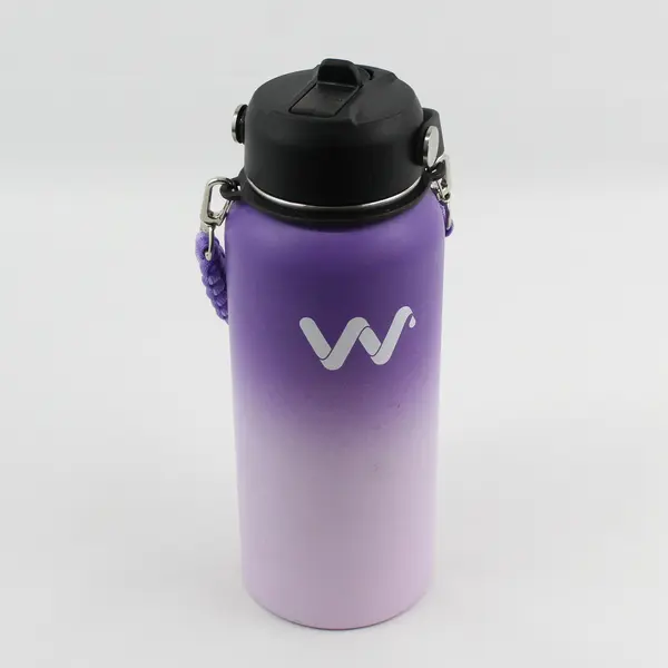 Werewolves Purple Ombre Stainless Steel Water Bottle 32 oz 11.25 in Tall
