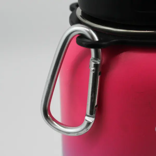 Unbranded Stainless Steel Pink/Blue Gradient Water Bottle ~32 Oz 11.25" Tall