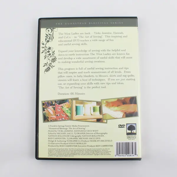 Homestead Blessings: The Art Of Sewing 2010 DVD