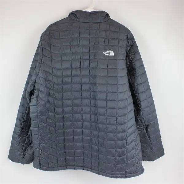 The North Face Gray Quilted Zip-Up Jacket Men's XXL