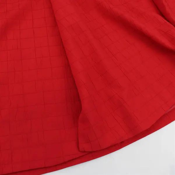 Susan Graver Red Jacket Large Button Detail Women's Size 2X
