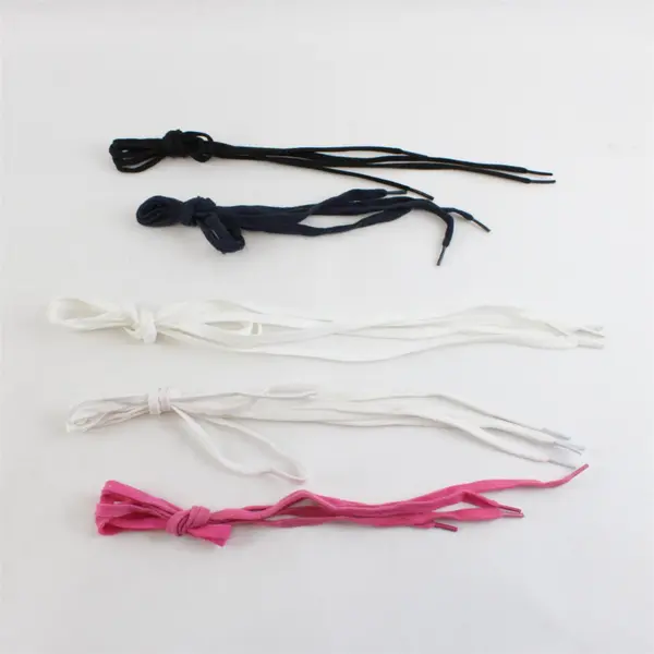 Lot of 5 Pairs Shoelaces 36in 48in Pink Blue Black White