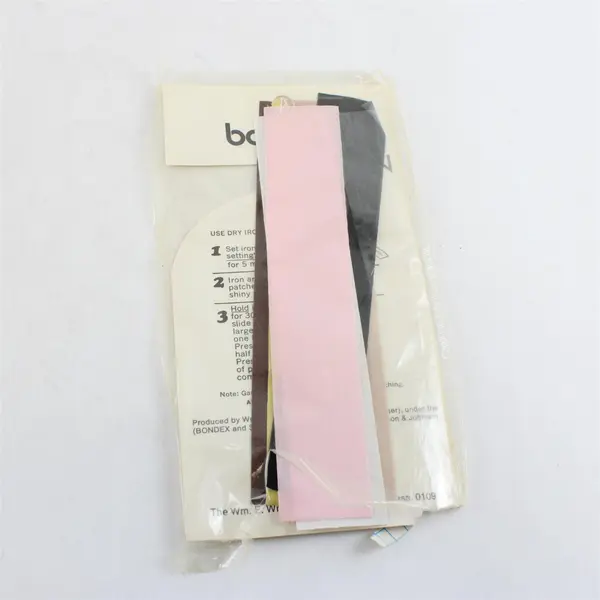 Lot of 2 Talon Textron Belting Bondex Iron-On Mending Fabric Sewing Repair