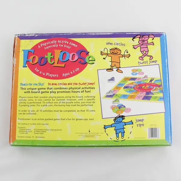 Vintage FootLoose Physically Active Kids Game International Playthings