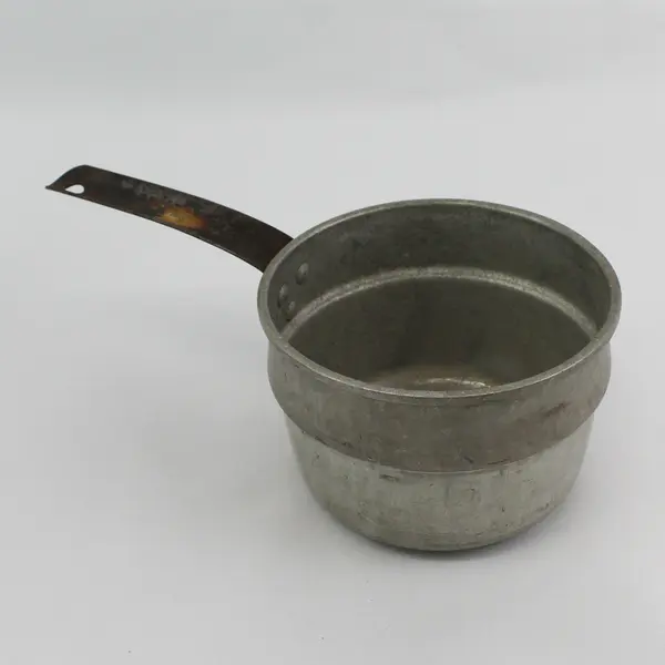 Vintage Aluminum Double Boiler Nesting Pot with Lid