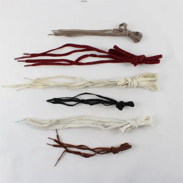 Lot of 6 Pairs Shoelaces Assorted Colors 26-46" Pre-Owned