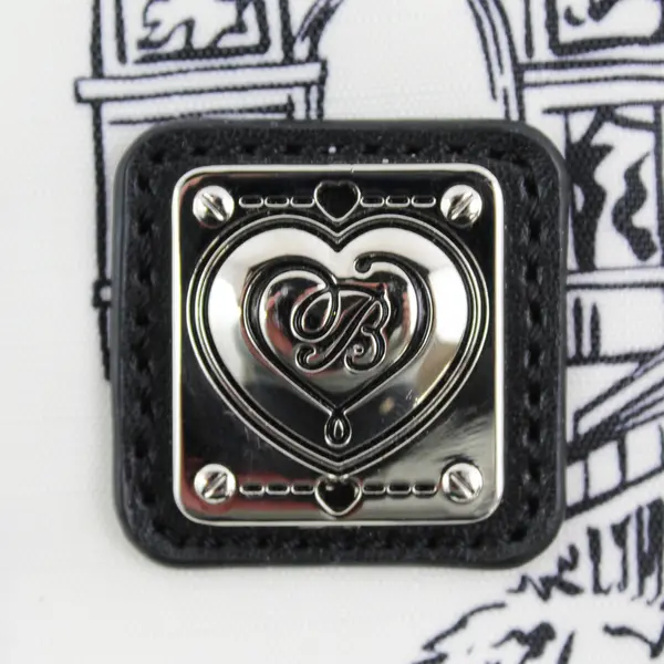 Brighton "Sketchbook" Pack-It Pouch B&W Double Zip Around Travel Pouch