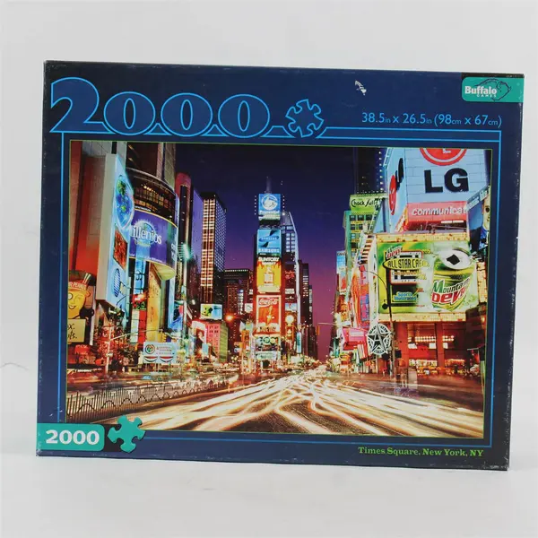 Buffalo Games Times Square 2000 Pc Puzzle 38.5x26.5 New York NY